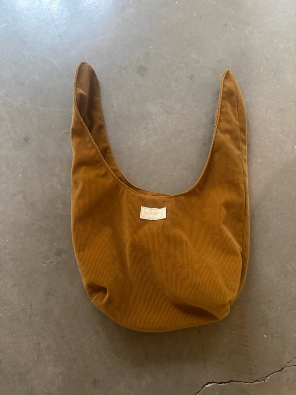 MERIT Corduroy Cosmetic Pouch in Mustard